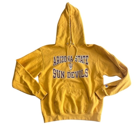 Champion Arizona State Sun Devils Size Medium Hooded Sweatshirt. - Picture 2 of 6